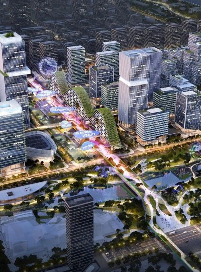 杭州钱塘湾未来总部基地城市设计-实践领域-德国ISA意厦国际设计集团