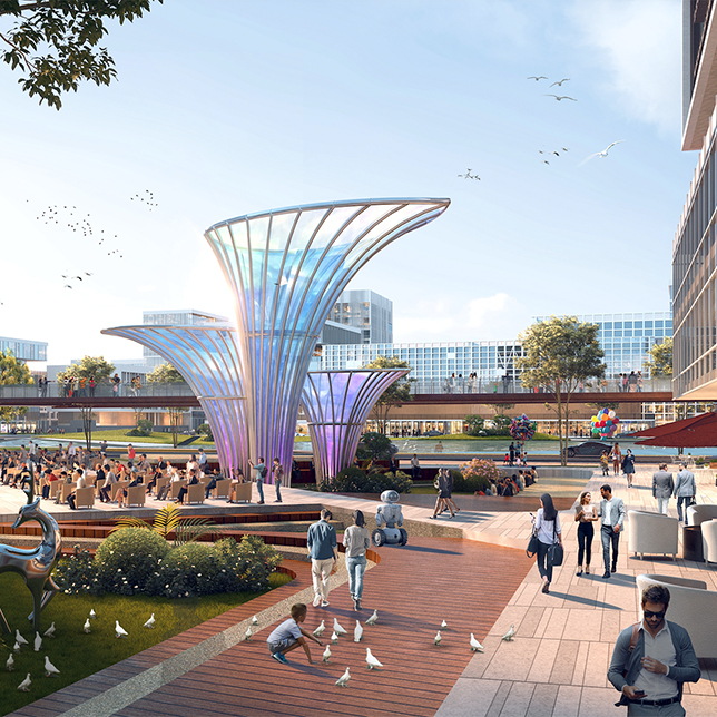 宁波国家高新区（材料科技城）五乡西地块城市设计-新城设计-德国ISA意厦国际设计集团