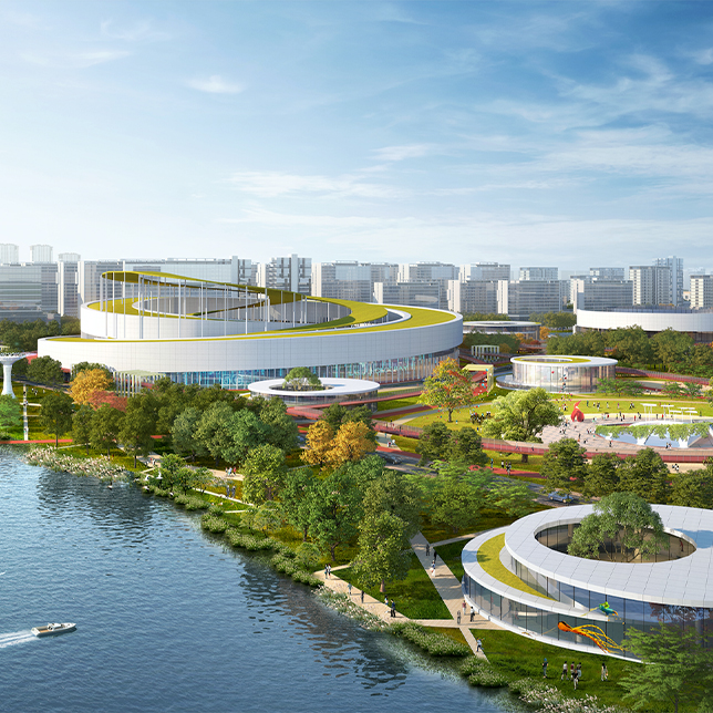 宁波国家高新区（材料科技城）五乡西地块城市设计-新城设计-德国ISA意厦国际设计集团