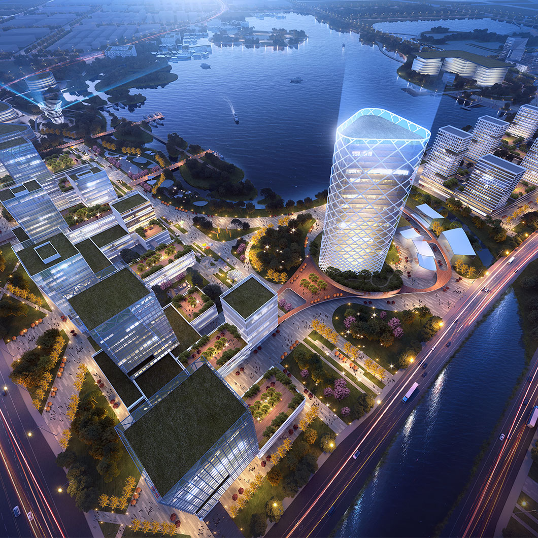 泉州台商投资区战略新兴产业和数字包装产业标准化园区城市设计-新城设计-德国ISA意厦国际设计集团