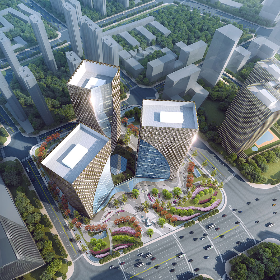 长三角创新研发总部基地项目-建筑景观-德国ISA意厦国际设计集团