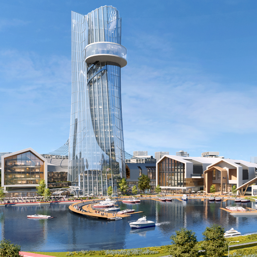 广州市番禺区东西庄城市设计-新城设计-德国ISA意厦国际设计集团