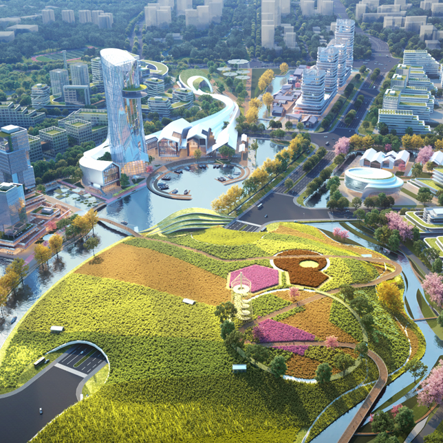 广州市番禺区东西庄城市设计-新城设计-德国ISA意厦国际设计集团